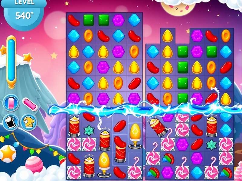 Candy Magic Galaxy level progression chart showing increasing difficulty